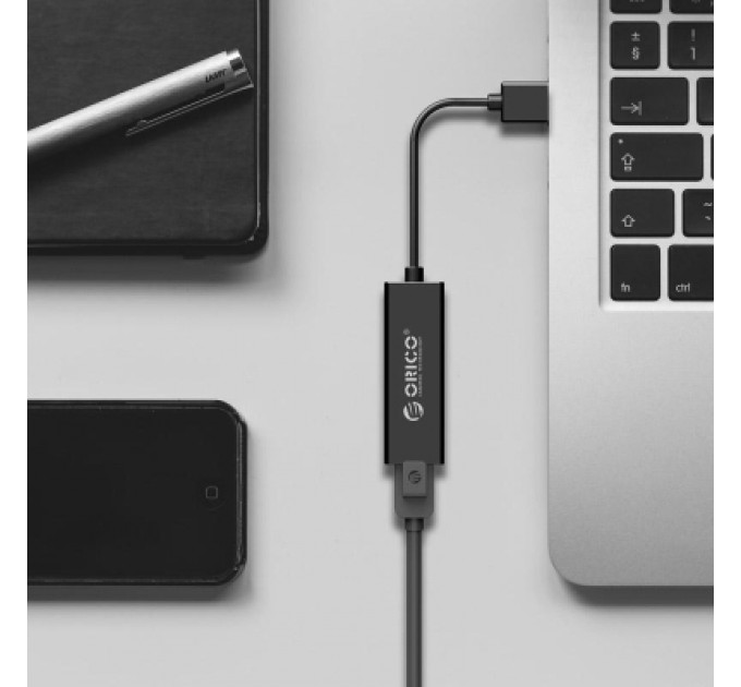 Orico Перехідник USB to Ethernet UTJ-U3-BK-BP Orico (CA911431)