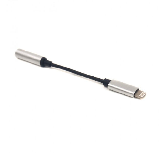 PowerPlant Перехідник Lightning to Jack 3.5 mm, 0.1 m PowerPlant (CA910366)
