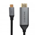 PowerPlant Перехідник USB-C to HDMI, 4K, Ultra HD, V2.0 1.8m PowerPlant (CA913350)
