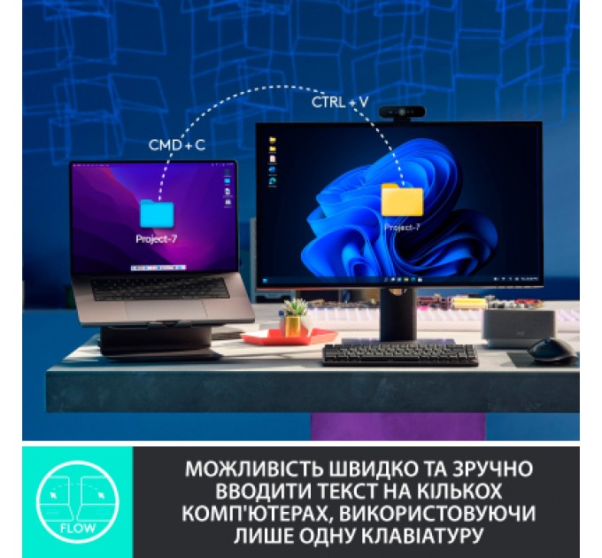 Logitech Клавіатура Logitech MX Mechanical Mini Minimalist UA Graphite (920-010780)