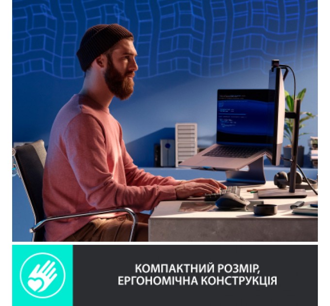 Logitech Клавіатура Logitech MX Mechanical Mini Minimalist UA Graphite (920-010780)