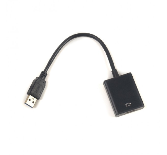 PowerPlant Перехідник USB 3.0 M to HDMI female PowerPlant (CA910373)