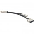 PowerPlant Перехідник Lightning 2in1, Audio 3.5mm to Lightning PowerPlant (CA910410)