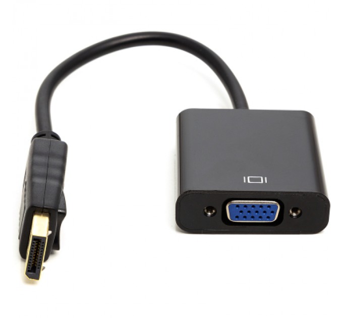 PowerPlant Перехідник DisplayPort (M) to VGA (F), 0.15m PowerPlant (CA911875)