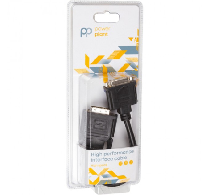 PowerPlant Перехідник DVI-I (M) to DVI-D (F) + VGA (F), 0.3m PowerPlant (CA912551)