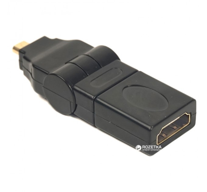 PowerPlant Перехідник HDMI AF to micro HDMI AM, 360 degree PowerPlant (CA910618)