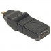 PowerPlant Перехідник HDMI AF to micro HDMI AM, 360 degree PowerPlant (CA910618)