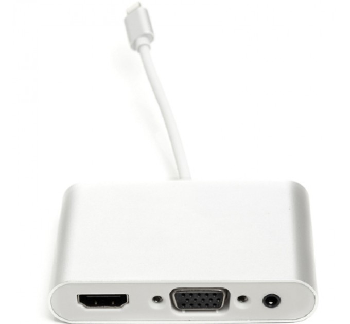 PowerPlant Перехідник Lightning (M) to HDMI, VGA, 3.5mм (F) PowerPlant (CA911929)