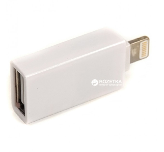 PowerPlant Перехідник OTG USB 2.0 to Lightning PowerPlant (CA910403)