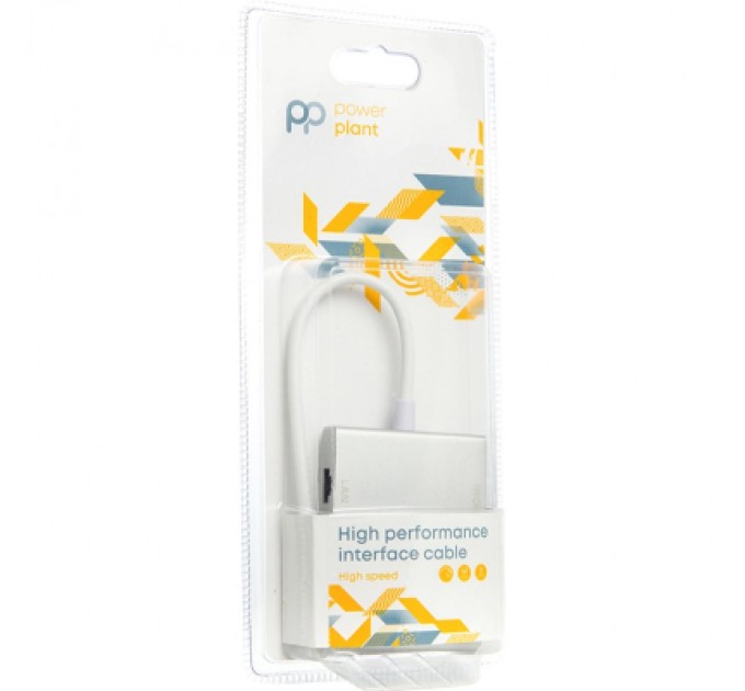 PowerPlant Перехідник USB 3.0 to HDMI, DVI, VGA, RJ45 Gigabit Ethernet PowerPlant (CA912087)