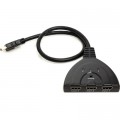 PowerPlant Перехідник HDMI to HDMI 3x1 PowerPlant (CA912070)
