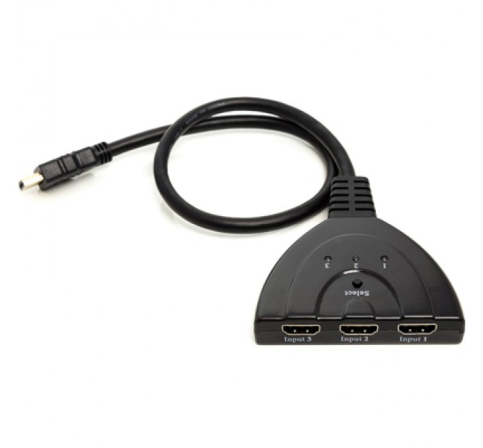 PowerPlant Перехідник HDMI to HDMI 3x1 PowerPlant (CA912070)