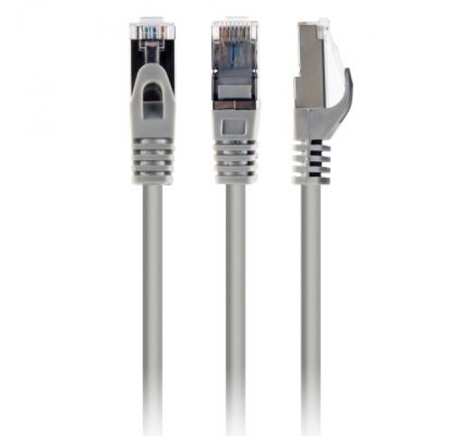 Cablexpert Патч-корд 0.5м S/FTP Cat 6A CU LSZH grey Cablexpert (PP6A-LSZHCU-0.5M)