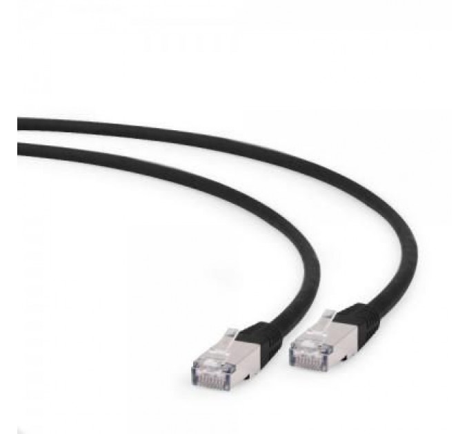 Cablexpert Патч-корд 0.5м S/FTP Cat 6A CU LSZH black Cablexpert (PP6A-LSZHCU-BK-0.5M)