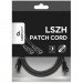 Cablexpert Патч-корд 1.5м S/FTP Cat 6A CU LSZH black Cablexpert (PP6A-LSZHCU-BK-1.5M)