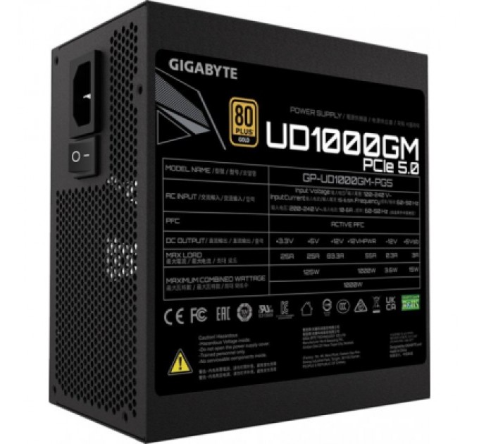GIGABYTE Блок живлення GIGABYTE 1000W (GP-UD1000GM PG5)