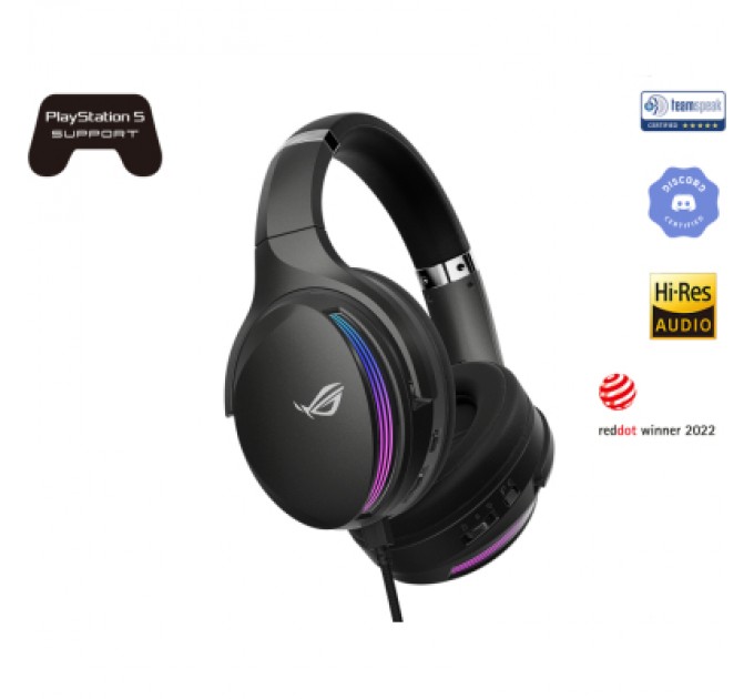 ASUS Навушники ASUS ROG Fusion II 500 USB RGB Black (90YH02W5-B2UA00)