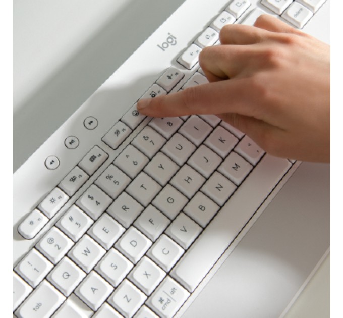 Logitech Клавіатура Logitech Signature K650 USB/Bluetooth UA Off-White (920-010977)