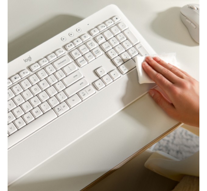 Logitech Клавіатура Logitech Signature K650 USB/Bluetooth UA Off-White (920-010977)