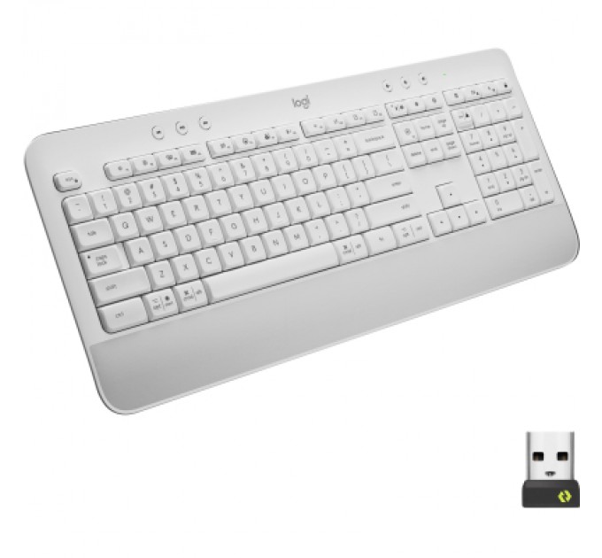 Logitech Клавіатура Logitech Signature K650 USB/Bluetooth UA Off-White (920-010977)