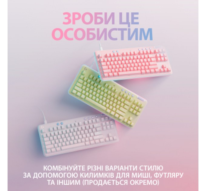 Logitech Клавіатура Logitech G713 Aurora Gaming GX Brown USB UA Off-White (920-010422)