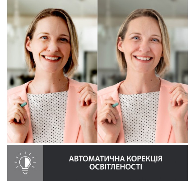 Logitech Веб-камера Logitech Brio 500 Rose (960-001421)