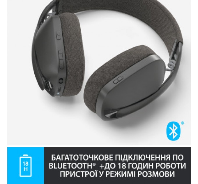 Logitech Навушники Logitech Zone Vibe 100 Wireless Graphite (981-001213)