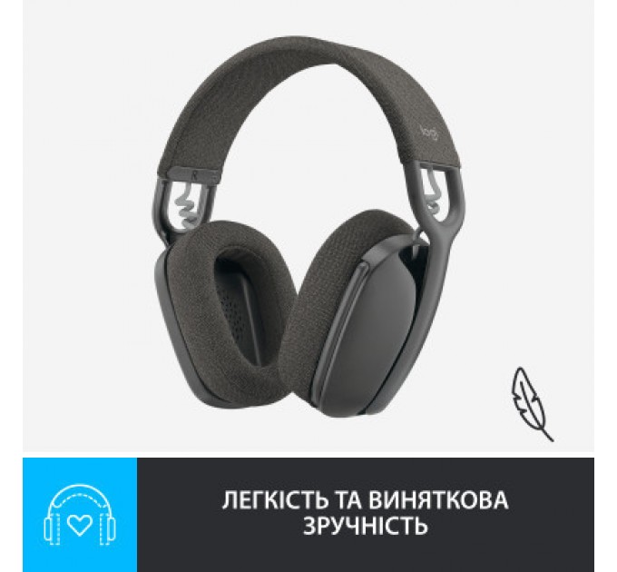 Logitech Навушники Logitech Zone Vibe 100 Wireless Graphite (981-001213)