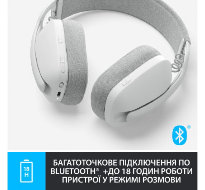 Logitech Навушники Logitech Zone Vibe 100 Wireless Off-White (981-001219)