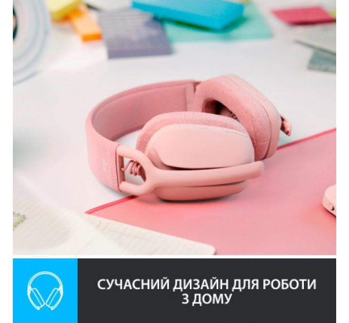 Logitech Навушники Logitech Zone Vibe 100 Wireless Rose (981-001224)