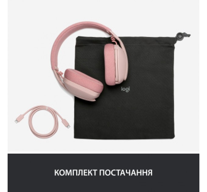 Logitech Навушники Logitech Zone Vibe 100 Wireless Rose (981-001224)