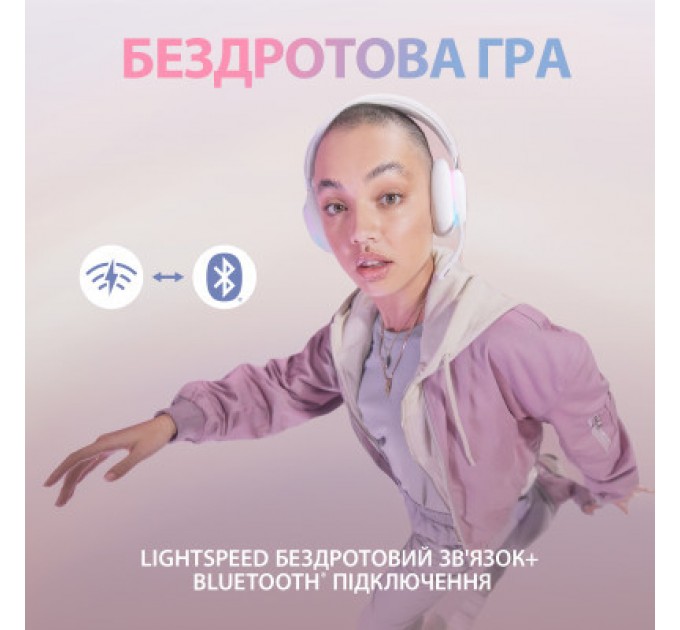 Logitech Навушники Logitech G735 Wireless Gaming Headset Off-White (981-001083)