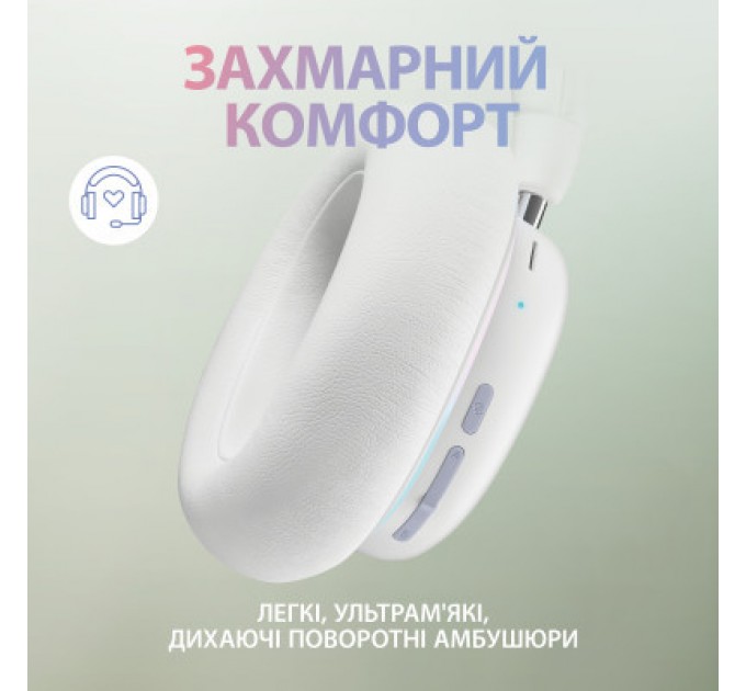 Logitech Навушники Logitech G735 Wireless Gaming Headset Off-White (981-001083)