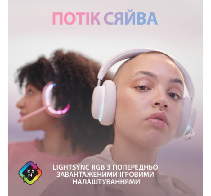 Logitech Навушники Logitech G735 Wireless Gaming Headset Off-White (981-001083)