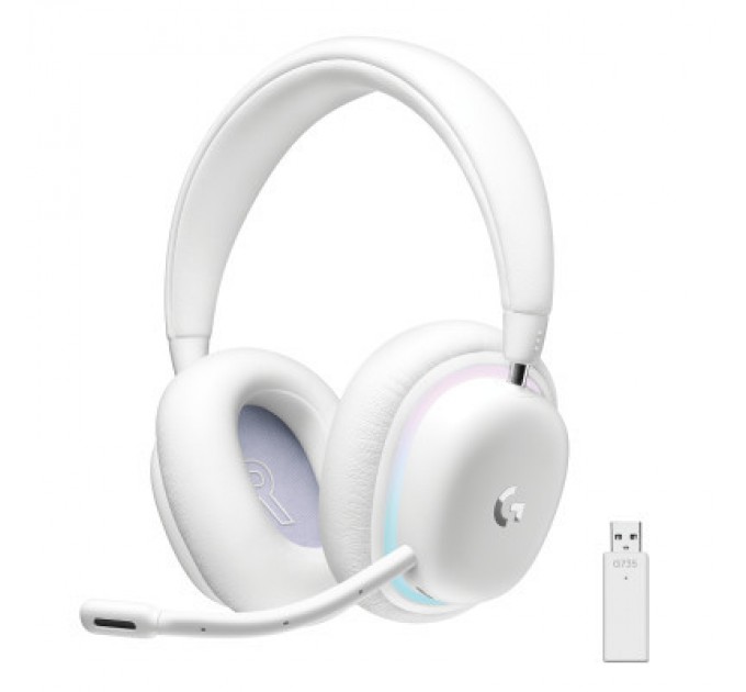 Logitech Навушники Logitech G735 Wireless Gaming Headset Off-White (981-001083)