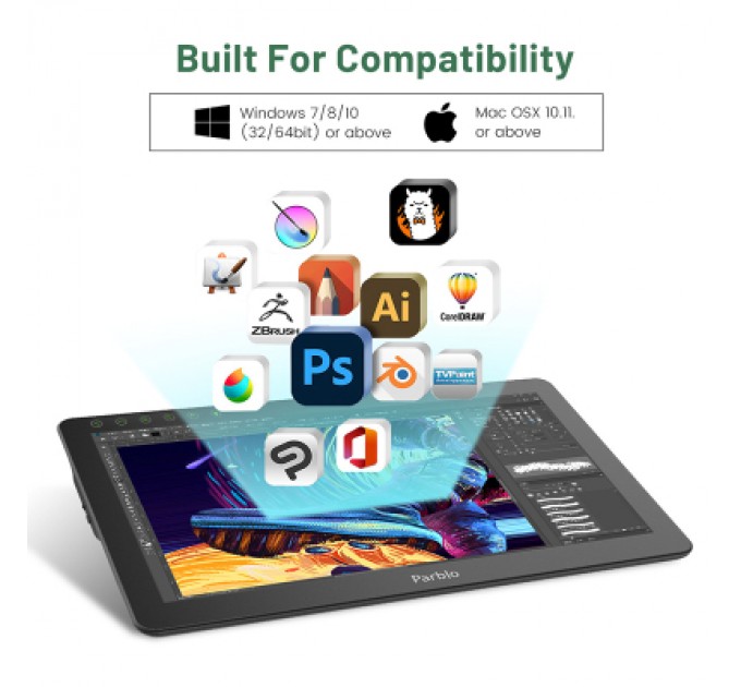 Parblo Планшет-монітор Parblo Coast 16 Pro (COAST16PRO)