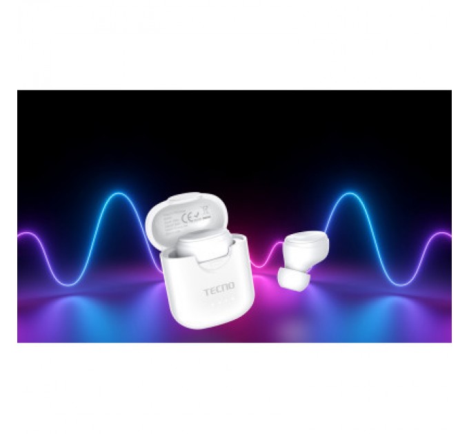 Tecno Навушники Tecno Minipods M1 Mono White (4895180759475)