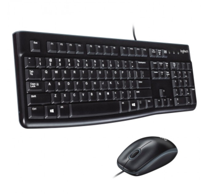 Logitech Комплект Logitech MK120 USB UA Black (920-002563)