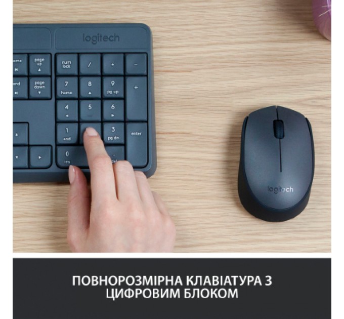 Logitech Комплект Logitech MK235 Wireless UA (920-007931)