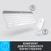 Logitech Комплект Logitech MK470 Slim Wireless UA Off-White (920-009205)