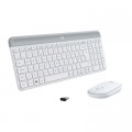 Logitech Комплект Logitech MK470 Slim Wireless UA Off-White (920-009205)