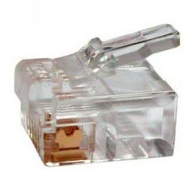 Eserver Конектор Eserver RJ12 6P6С, уп. 100шт (WT-6001D)