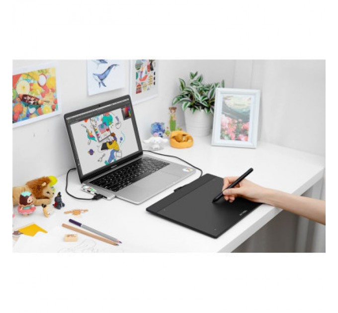 XP-Pen Графічний планшет XP-Pen Deco Fun S Black (Deco Fun S_BK)