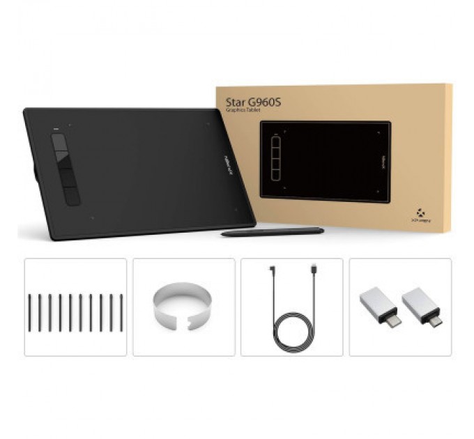 XP-Pen Графічний планшет XP-Pen Star G960S Plus Black