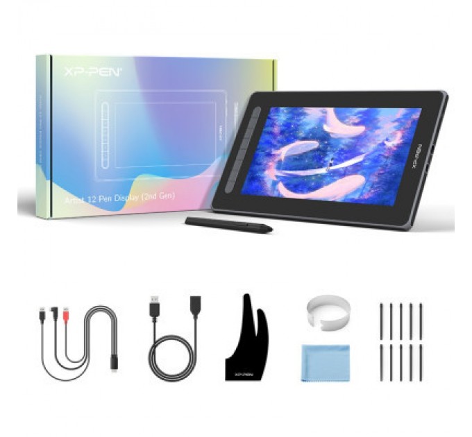 XP-Pen Планшет-монітор XP-Pen Artist 12 Pen Display (2nd Generation) Black (JPCD120FH_BK)