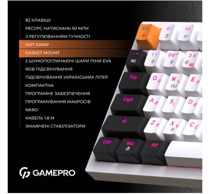 Pixus Навушники Pixus Storm Silver-Black (4897058531329)