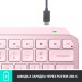 Logitech Клавіатура Logitech MX Keys Mini Wireless Illuminated UA Rose (920-010500)