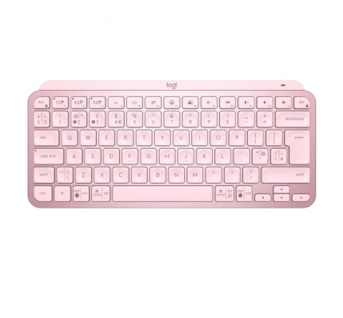Logitech Клавіатура Logitech MX Keys Mini Wireless Illuminated UA Rose (920-010500)