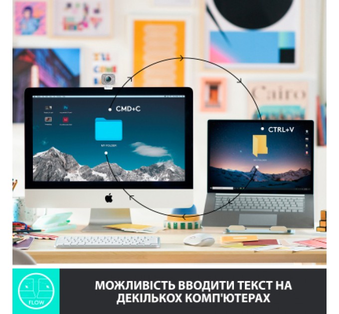 Logitech Клавіатура Logitech MX Keys Mini Wireless Illuminated UA Rose (920-010500)