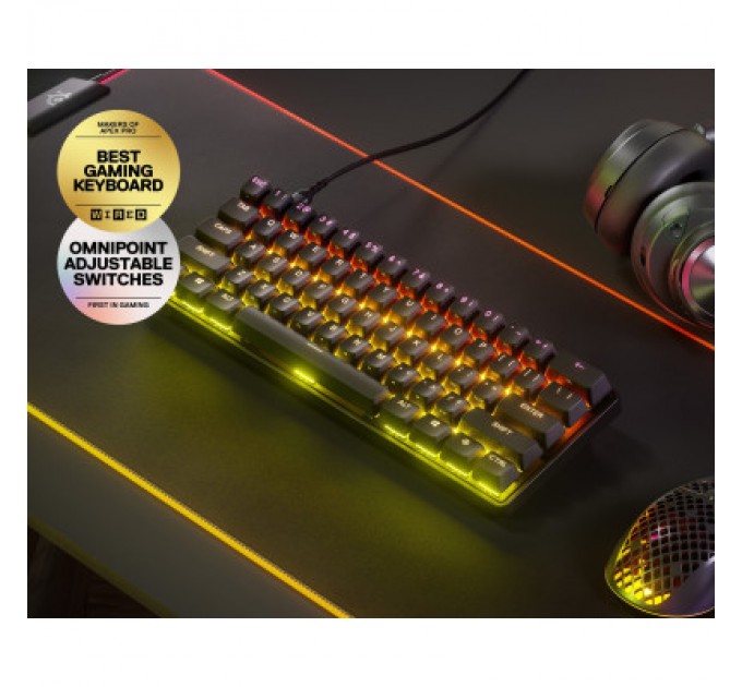 SteelSeries Клавіатура SteelSeries Apex Pro Mini USB UA Black (SS64820)